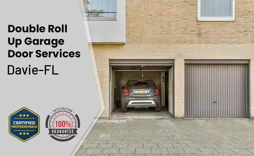 Double Roll Up Garage Doors Davie-FL 