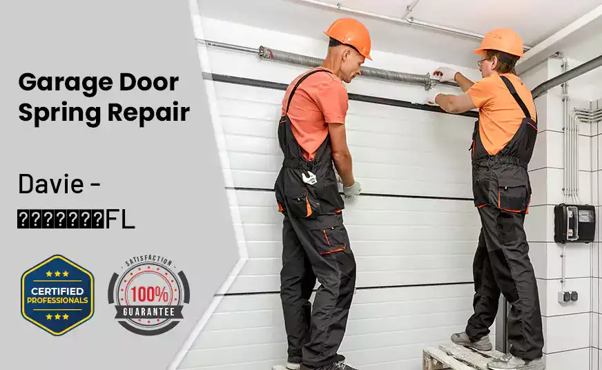 Garage Door Spring Repair Davie - FL 